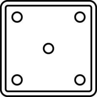Dice Icon Design For Personal and Commerial Use vector