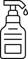 Cleaning Liquid Icon Design For Personal and Commerial Use vector