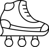 Roller Skates Icon Design For Personal and Commerial Use vector