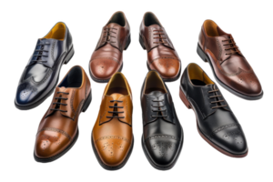 A Symphony of Leather Exquisite Oxfords in a Colourful Array png