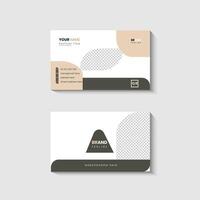 Corporate and Modern Business Card Design Template vector