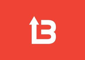 Minimal and professional letter B arrow logo design template. Simple arrow logo vector