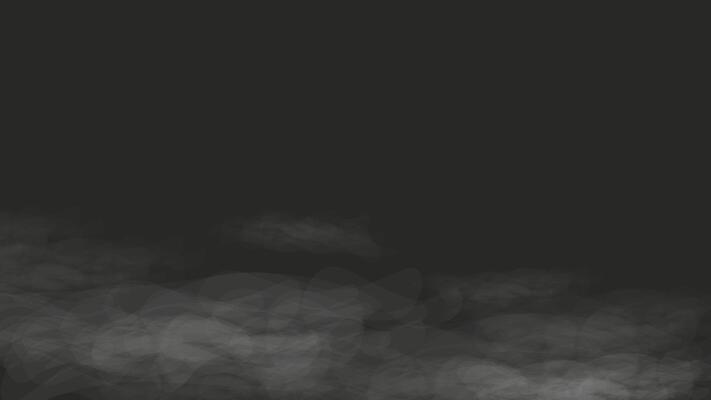 Smoke Vapor cloud overlay effect Realistic . White fog on dark background. Smoke from fire or cloud. Natural atmospheric phenomenon.