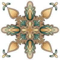 Mandala flower colorful abstract for graphic elements vector