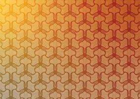 Orange soft line gradient net pattern background vector