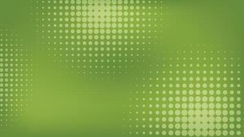 abstract green color gradient background with graphic halftone dot pattern decoration vector