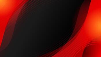 Modern abstract red background with dynamic waves vector