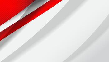 Red curve on a white background vector
