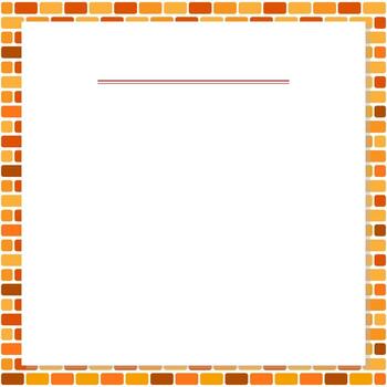 ladrillo marco con vacío espacio para tu texto. vector