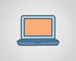 Illustration of computer icon vector