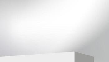 Background Grey Studio wall room 3D Podium with Light,Shadow,Minimal Backdrop Display with Stand Mock up for product presentation in Spring,Autumn,Summer,Winter sale promote vector