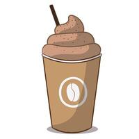 handrawn Coffee menu set Glace vector