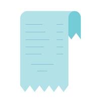 Flat Design E Commerce Icons Bill invoice vector