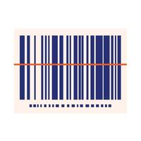 Flat Design E Commerce Icons Barcode vector