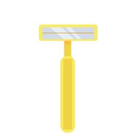 Hand drawn set of objects from the bathroom Razor vector