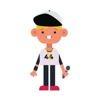 Professional workers Rapper vector