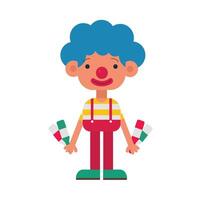 Professional workers Clown vector