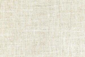Natural Linen Material Textile Canvas Fabric Texture Background Close-up Detail of Fabric Natural Color Hemp Material Pattern Design Wallpaper. Can be Used as Background or For Graphic Design photo