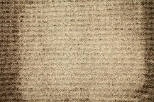 Natural linen material textile canvas Fabric texture background Close-up detail of fabric natural color Hemp material pattern design wallpaper. can be used as background or for graphic design photo