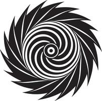 Swirling Vortex - A vortex of lines forming an abstract shape vector