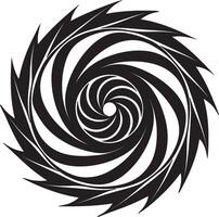 Swirling Vortex - A vortex of lines forming an abstract shape vector