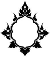 A image of Thai frame with beautiful design. can be use as design elements. vector
