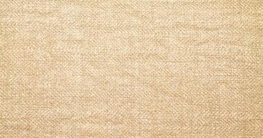 Natural linen material textile canvas Fabric texture background Close-up detail of fabric natural color Hemp material pattern design wallpaper. can be used as background or for graphic design photo