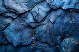 Abstract Blue Stone Texture for Design and Background Applications photo