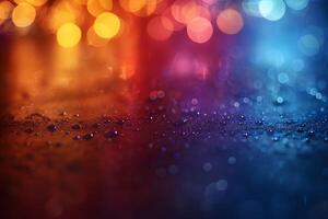 Abstract Bokeh Lights with Colorful Gradients - Perfect for Backgrounds, Design for Print, Posters, and Digital Projects photo