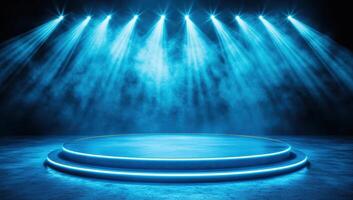 Blue Stage Stock Photos Images and Backgrounds for Free Download