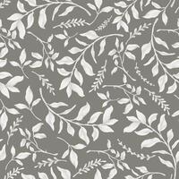 Seamless white watercolor leaf design for background use vector