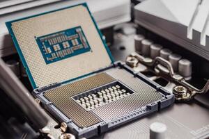 a modern central processor for a desktop computer for the LGA 1700 socket photo