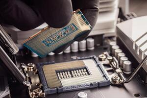 a modern central processor for a desktop computer for the LGA 1700 socket photo