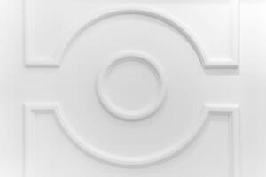 Photo of white background with a convex geometric pattern.