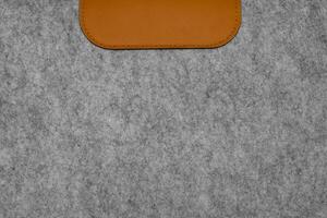 Felt Texture Background. Soft grey felt material. Surface of felted fabric texture abstract background. High resolution photo. photo
