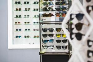 sunglasses in the store photo