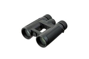 Modern binoculars. An optical instrument for observation at long distances. Isolate on a white back. photo