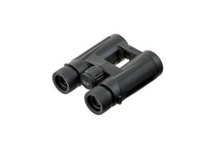 Modern binoculars. An optical instrument for observation at long distances. Isolate on a white back. photo