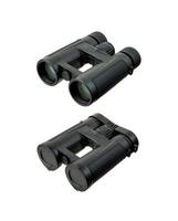 Modern binoculars. An optical instrument for observation at long distances. Isolate on a white back. photo