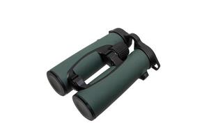 Modern binoculars. An optical instrument for observation at long distances. Isolate on a white back. photo