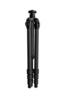 Modern carbon tripod. Lightweight portable stand for photo or camera. Tripod for spyglasses and telescopes. Isolate on a white back.