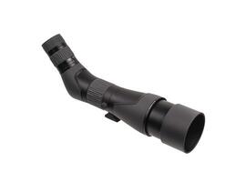 Modern spyglass. Long-range observation device. Monocular isolate on a white back photo
