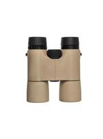 Modern binoculars isolate on white back. Surveillance device. Device for viewing at a distance. photo