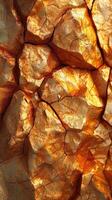Close Up View of Cracked Surface photo