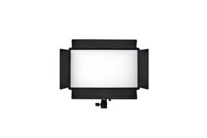 Photo and lamp isolate on white back. LED lamp with special shutters for the formation of light flux. Photo and lighting fixture.