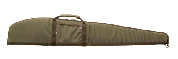 Green soft case for guns isolated for white photo