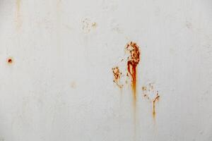 White rusted texture photo