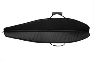 Black soft case for guns isolated for white photo