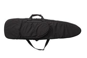 Black soft case for guns isolated for white photo