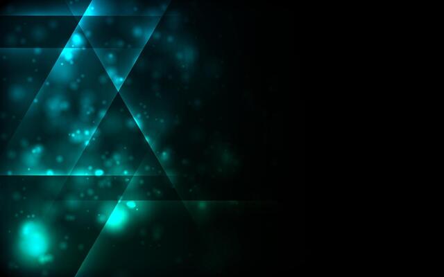 Dark blue glowing bokeh background with neon lines